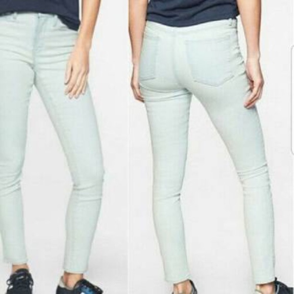 Athleta Sulptek Skinny Crop Light Wash S-0
